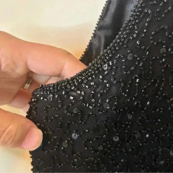 Vintage Beaded Sequin Pants and Tank Set Brilliante and Scala Size M - Picture 5 of 16